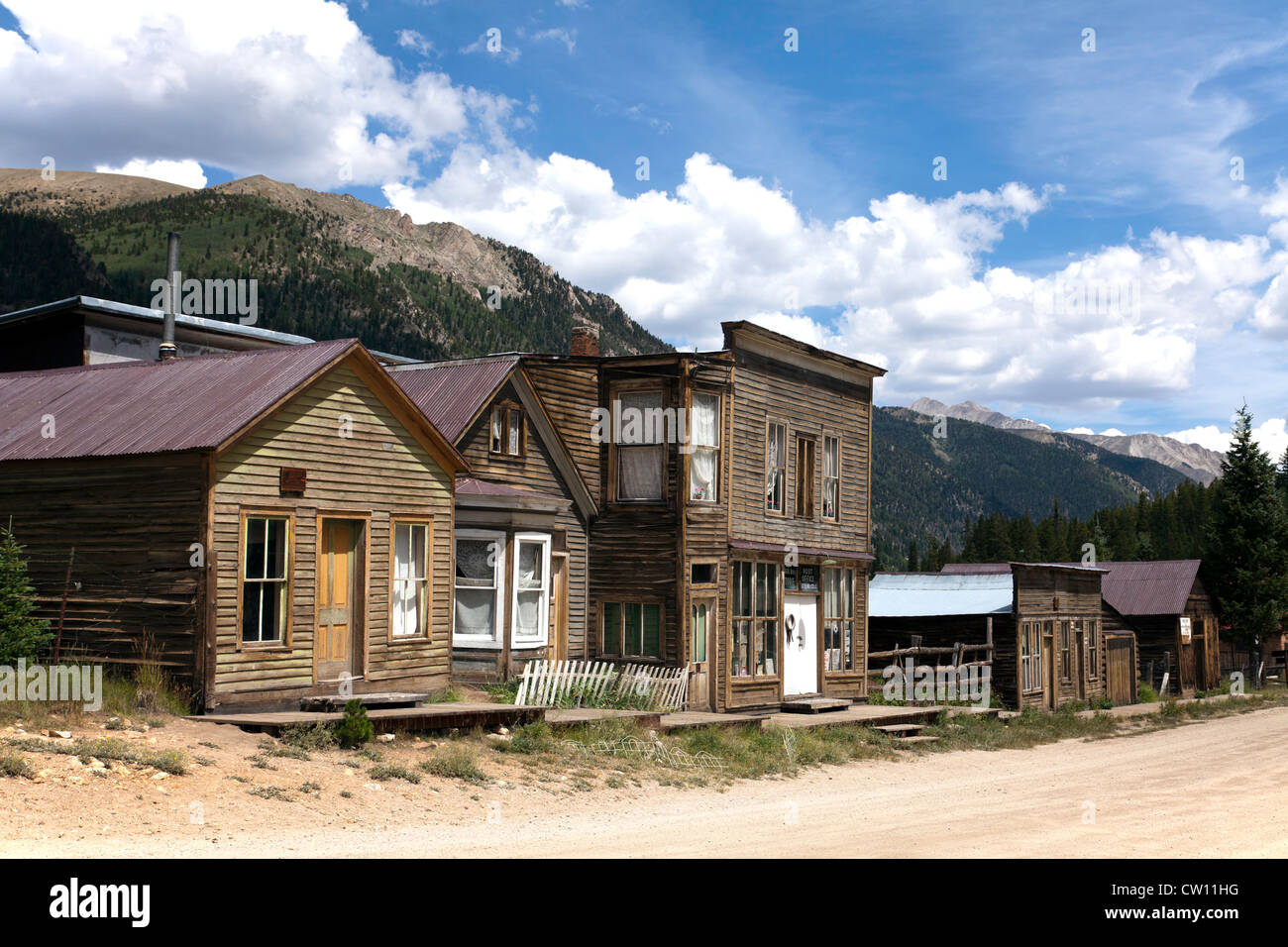St. Elmo, Colorado Old buildings along St. Elmo's dirt main street