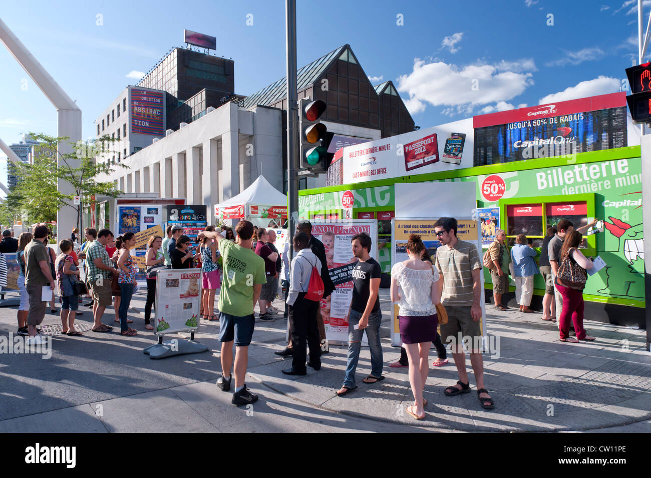Just for Laughs festival box office Montreal Stock Photo Alamy