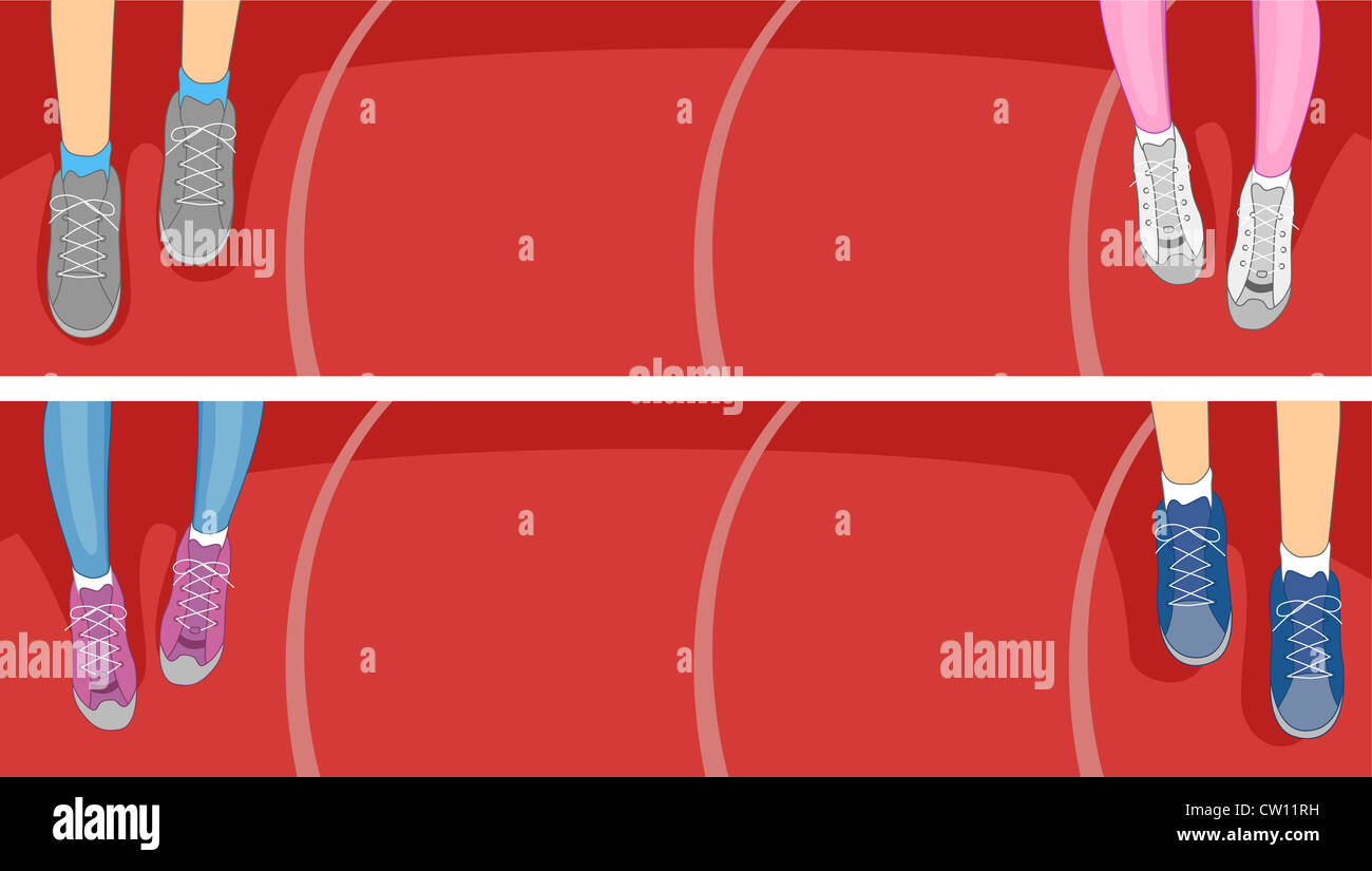 Cartoon feet running hi-res stock photography and images - Alamy