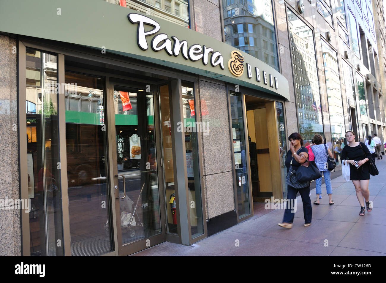 Panera Bread bakery cafe, New York, USA Stock Photo Alamy