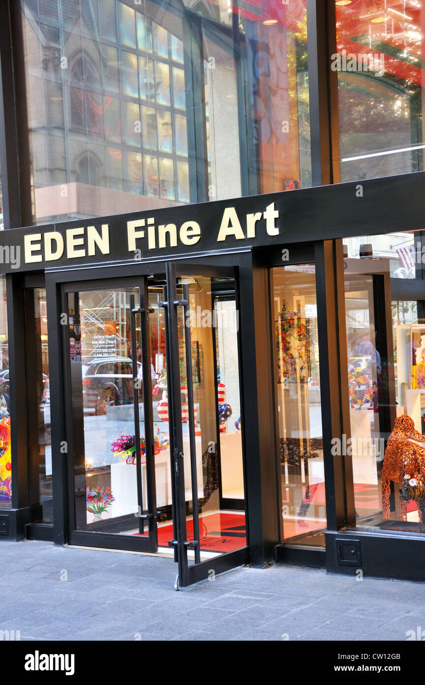 Eden Fine Art store and gallery, New York, USA Stock Photo Alamy