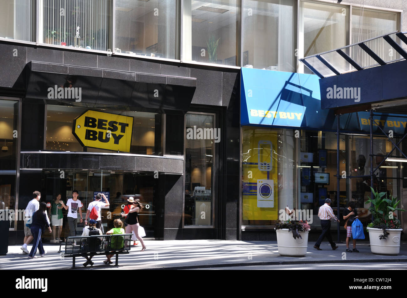 Best Buy electronics store, New York, USA Stock Photo