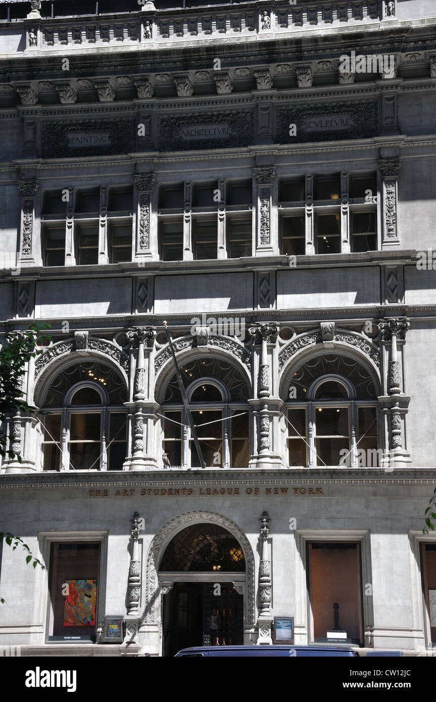 The Art Students League of New York, USA independent art school Stock