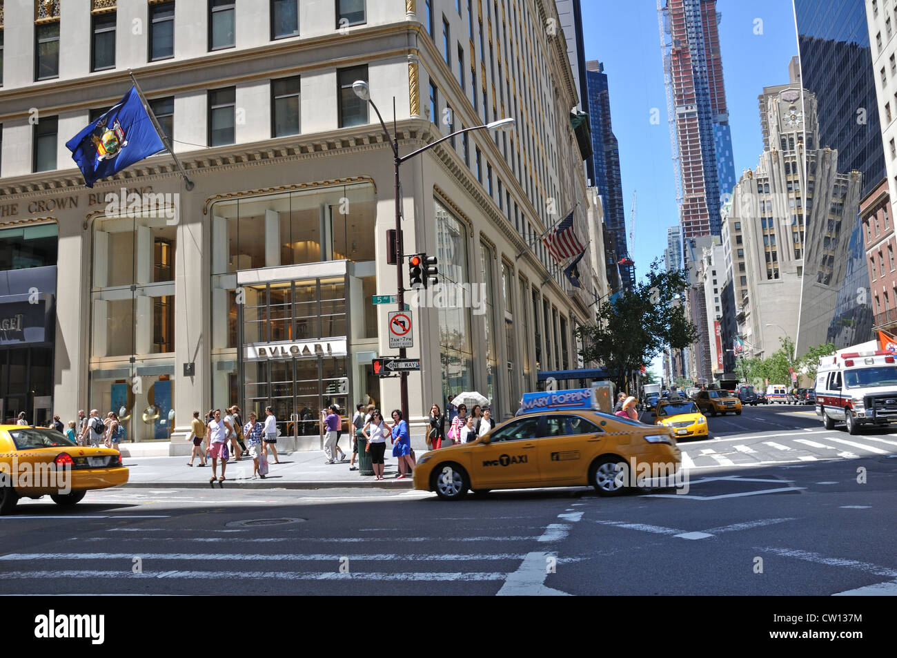 Bvlgari store, New York, USA Stock Photo