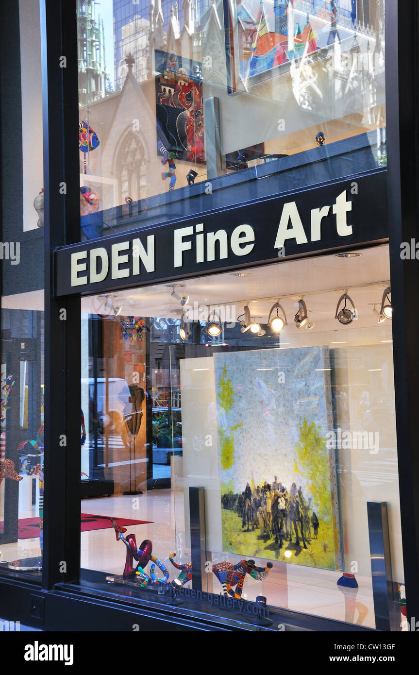 Eden Fine Art store and gallery, New York, USA Stock Photo Alamy