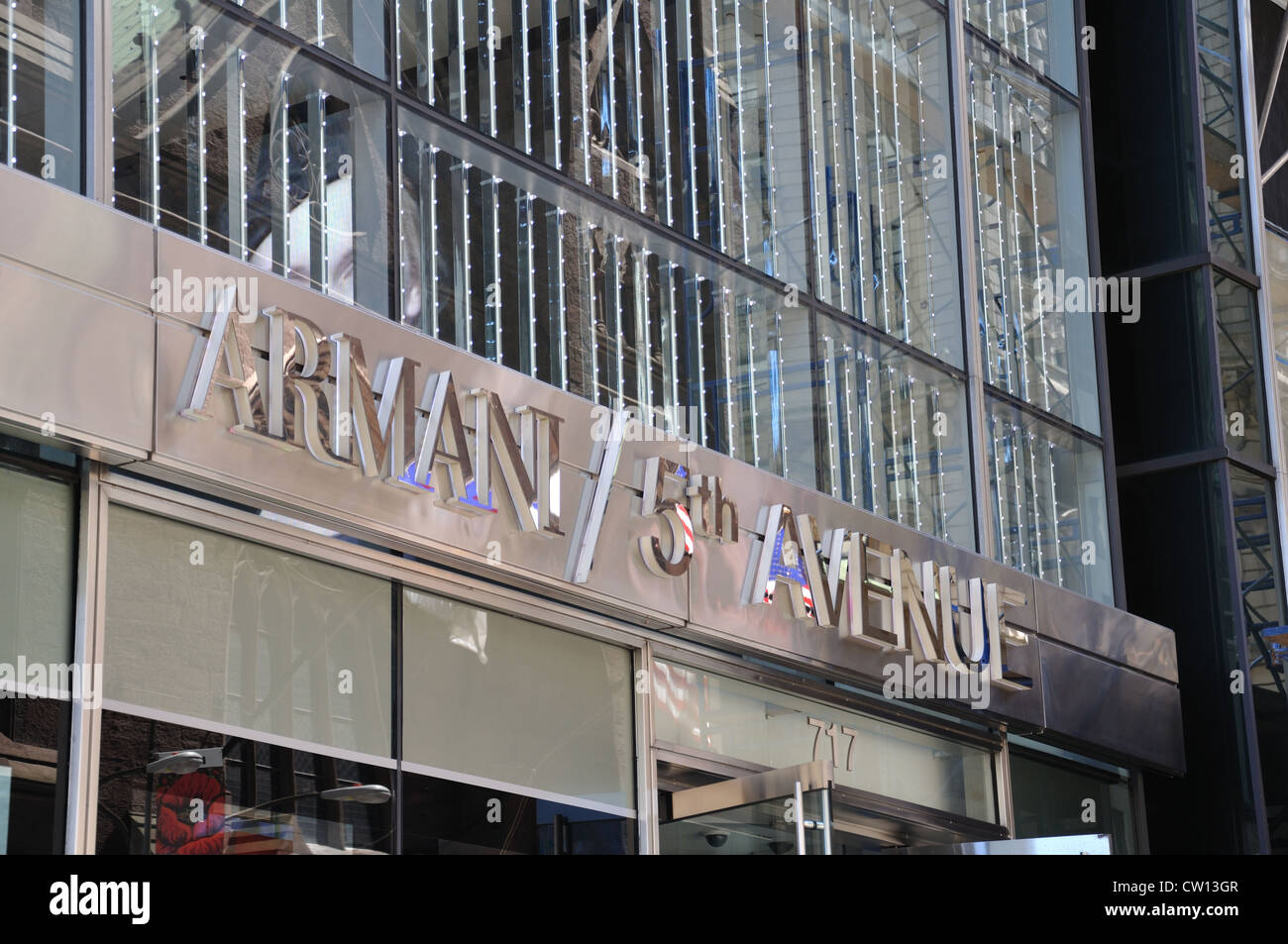 Armani New York High Resolution Stock Photography and Images Alamy