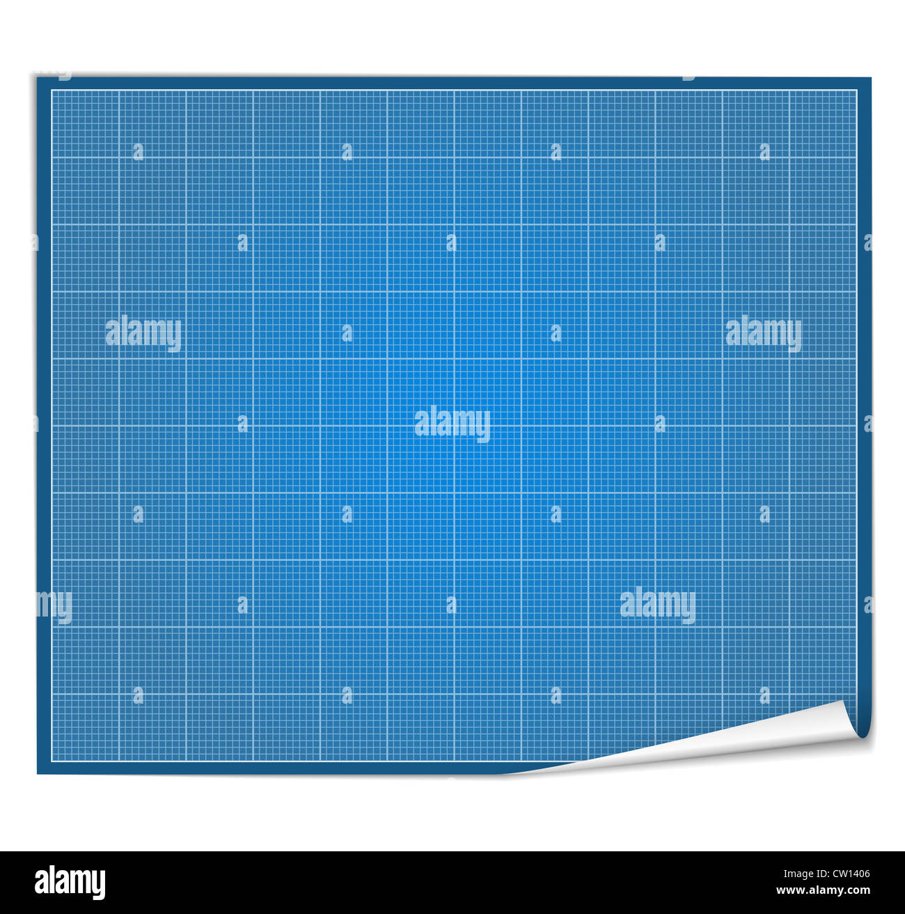 Blueprint paper with grid hi-res stock photography and images - Alamy