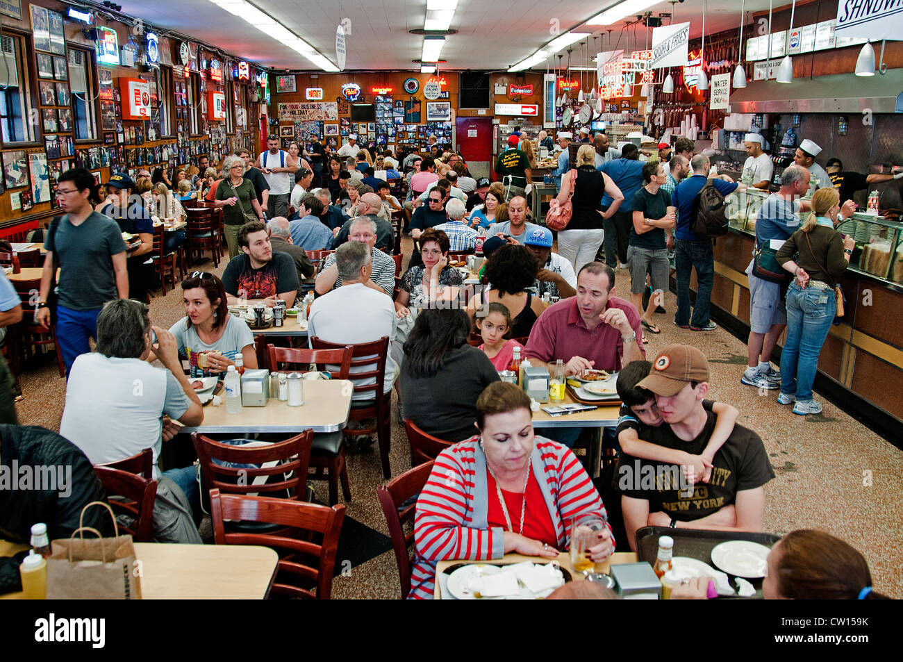 Restaurant Katz´s Jewish pastrami delicatessen deli diner New York City