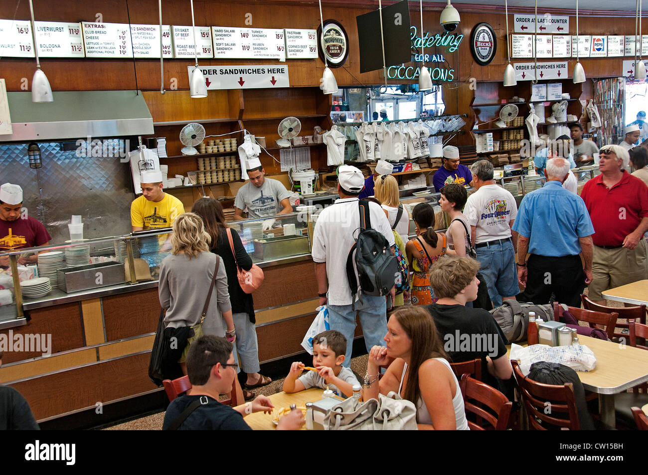 Restaurant Katz´s Jewish pastrami delicatessen deli diner New York City
