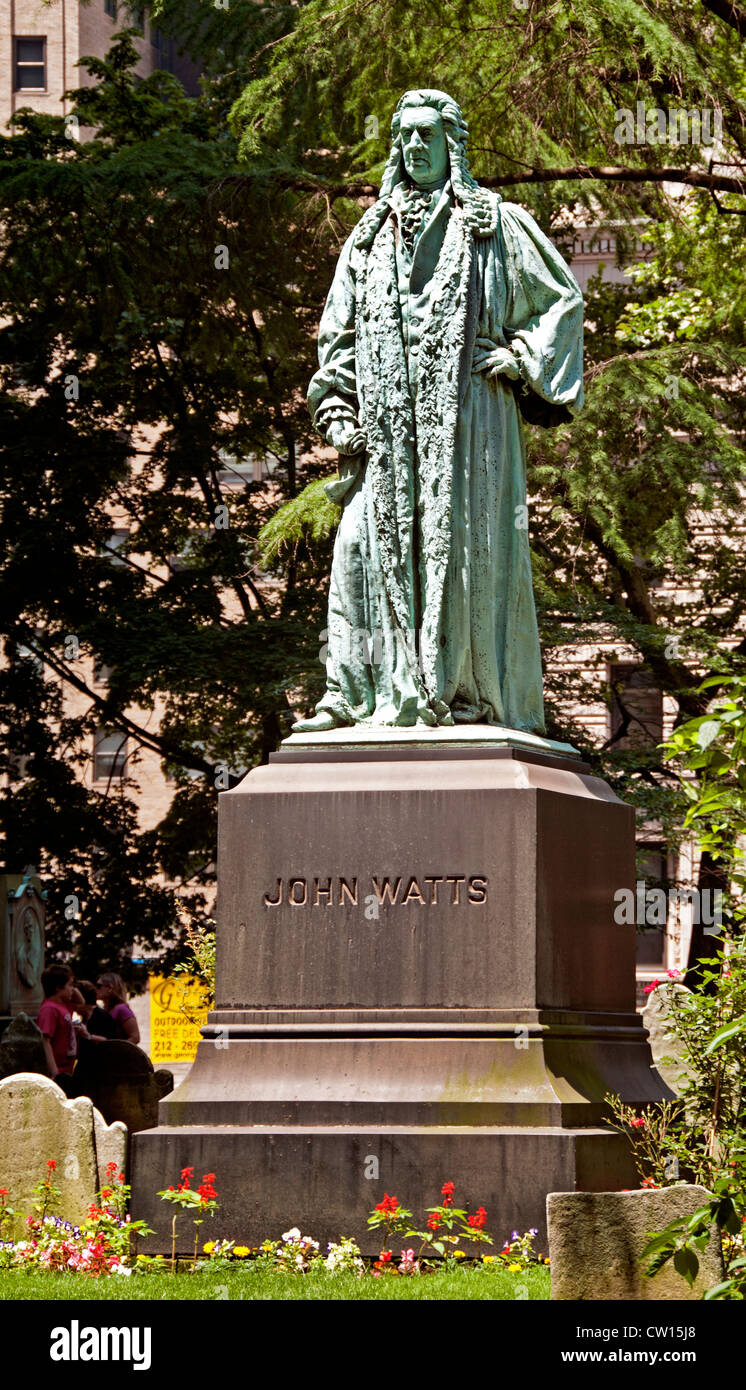 John Watts Trinity Episcopal Church Broadway Lower Manhattan  New York City United States of America Stock Photo