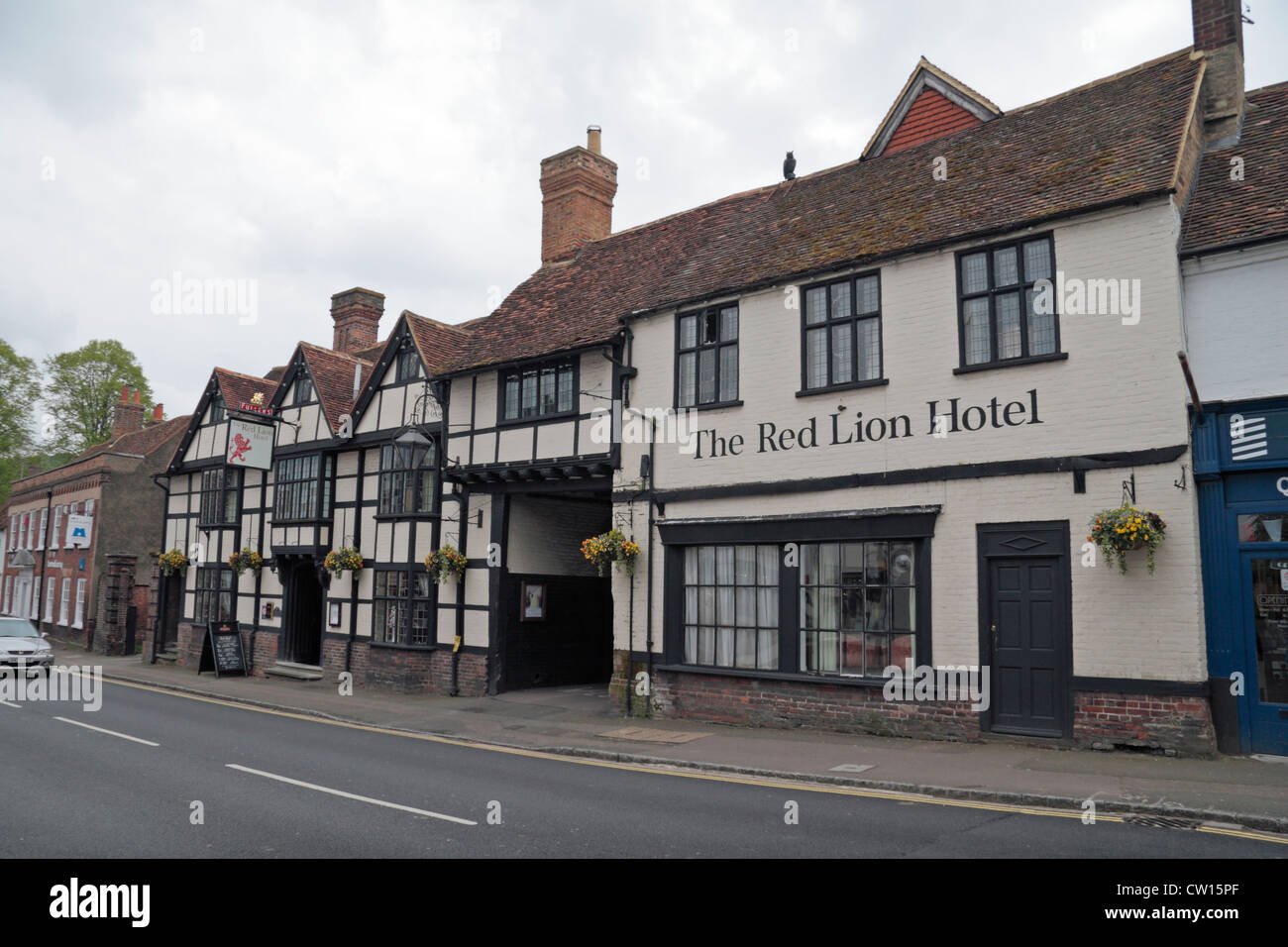 The Red Lion Hotel in Wendover, Buckinghamshire, UK. Stock Photo