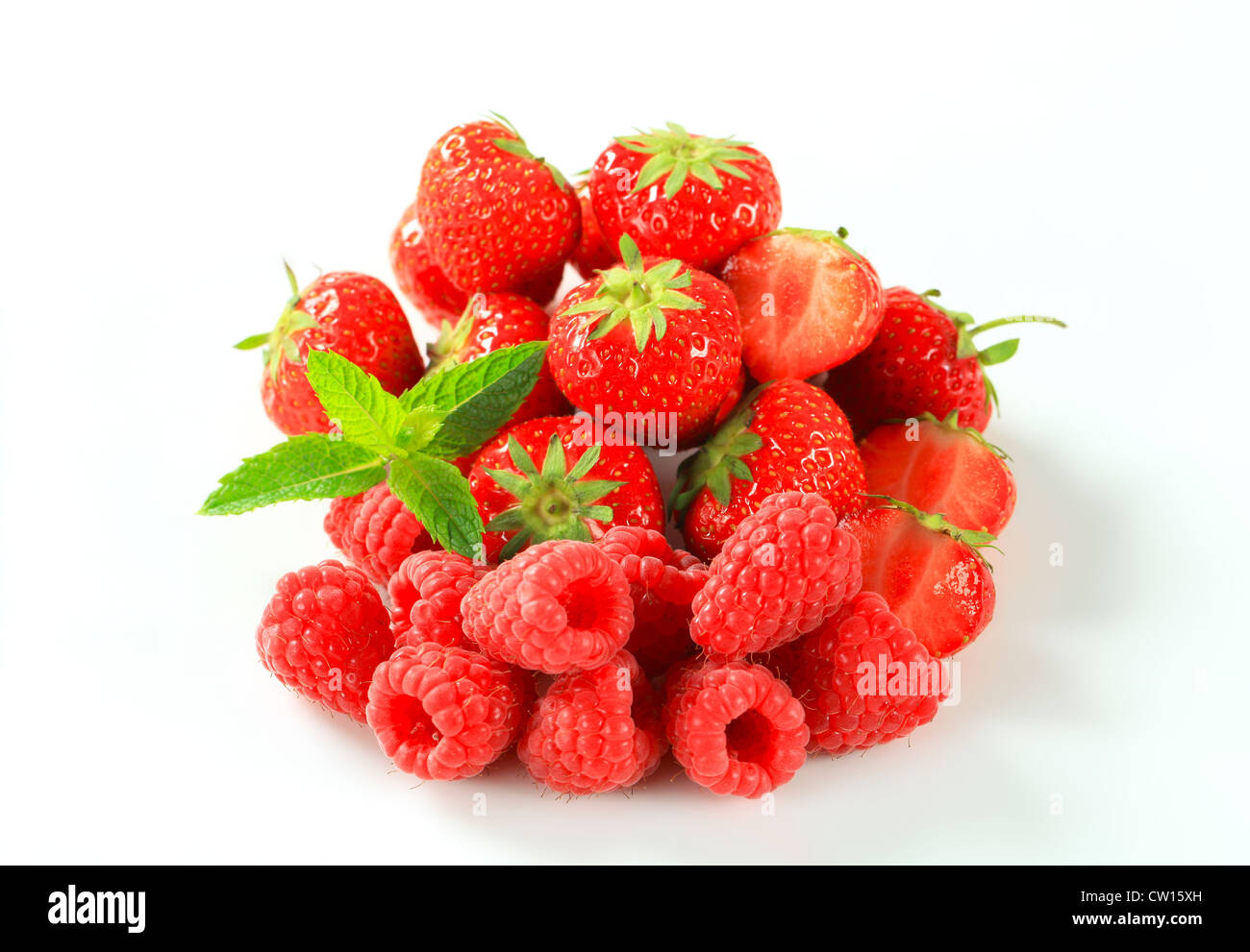 Strawberries section hi-res stock photography and images - Alamy