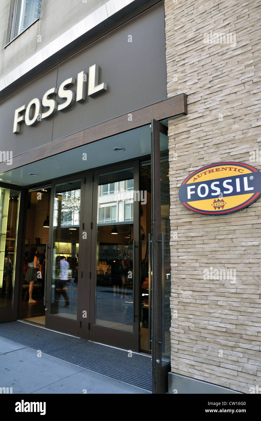 Fossil store, New York, USA Stock Photo Alamy
