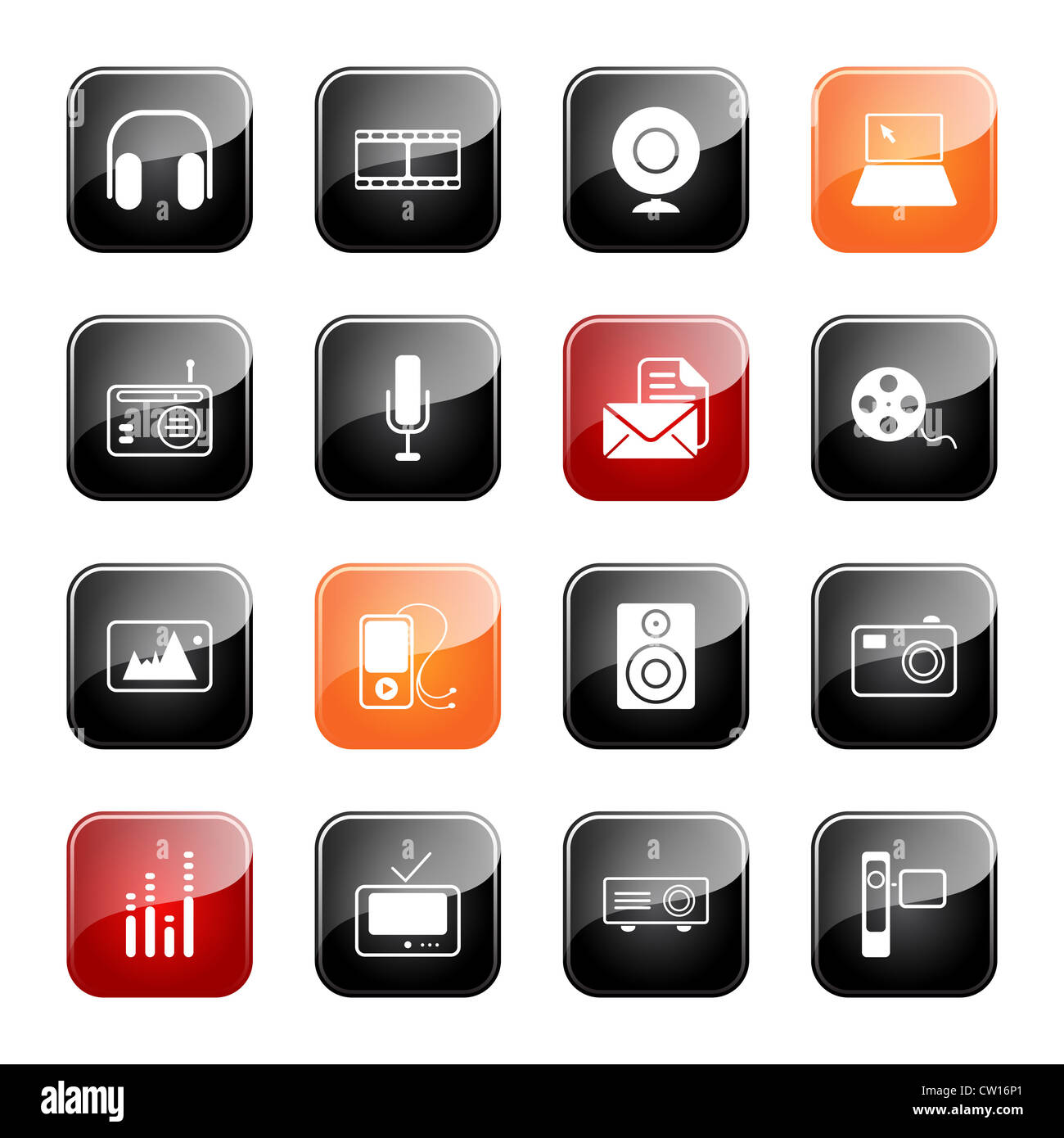 Mass media - professional icons for your website, application, or ...
