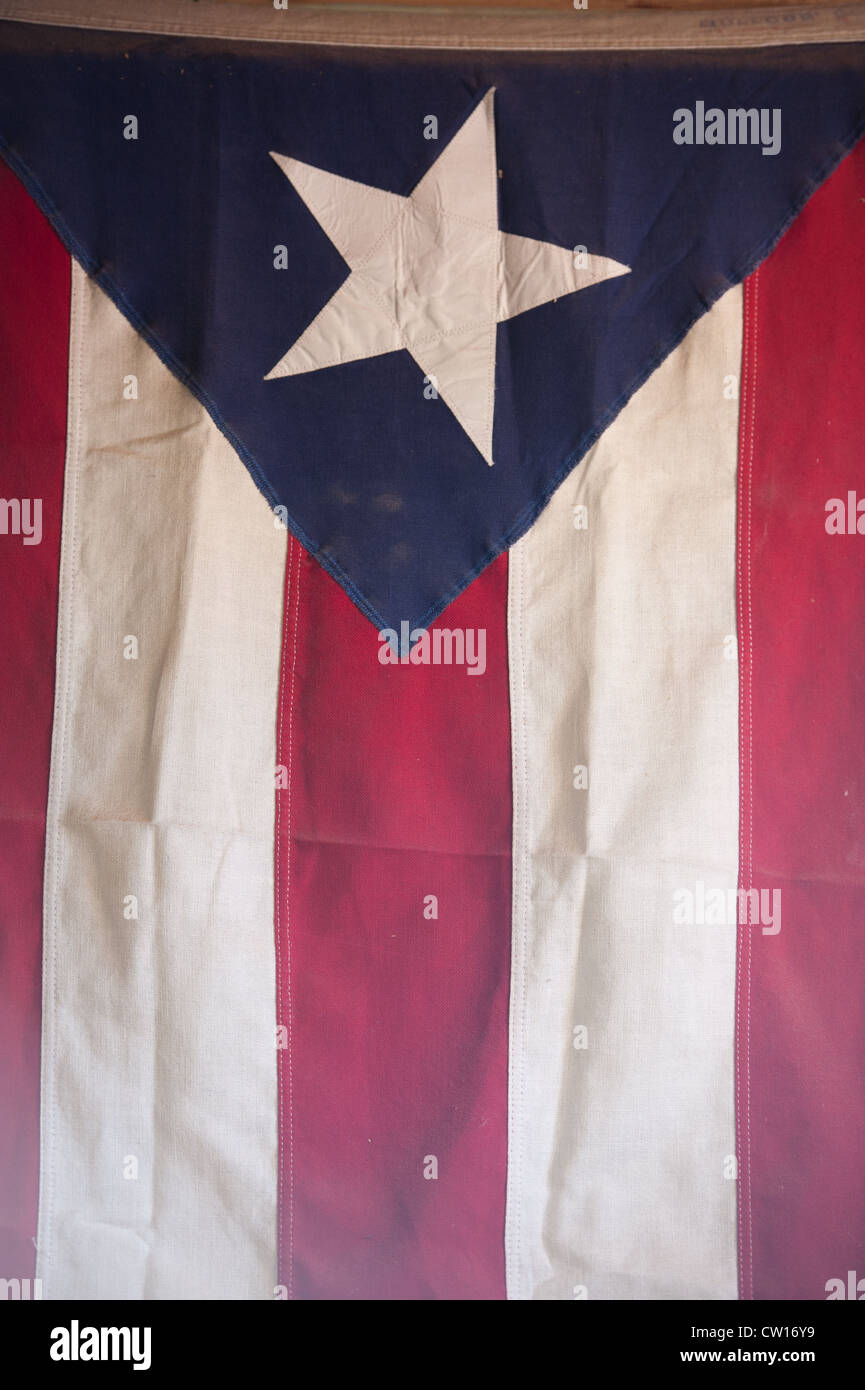 Puerto Rico Flag Stock Photo