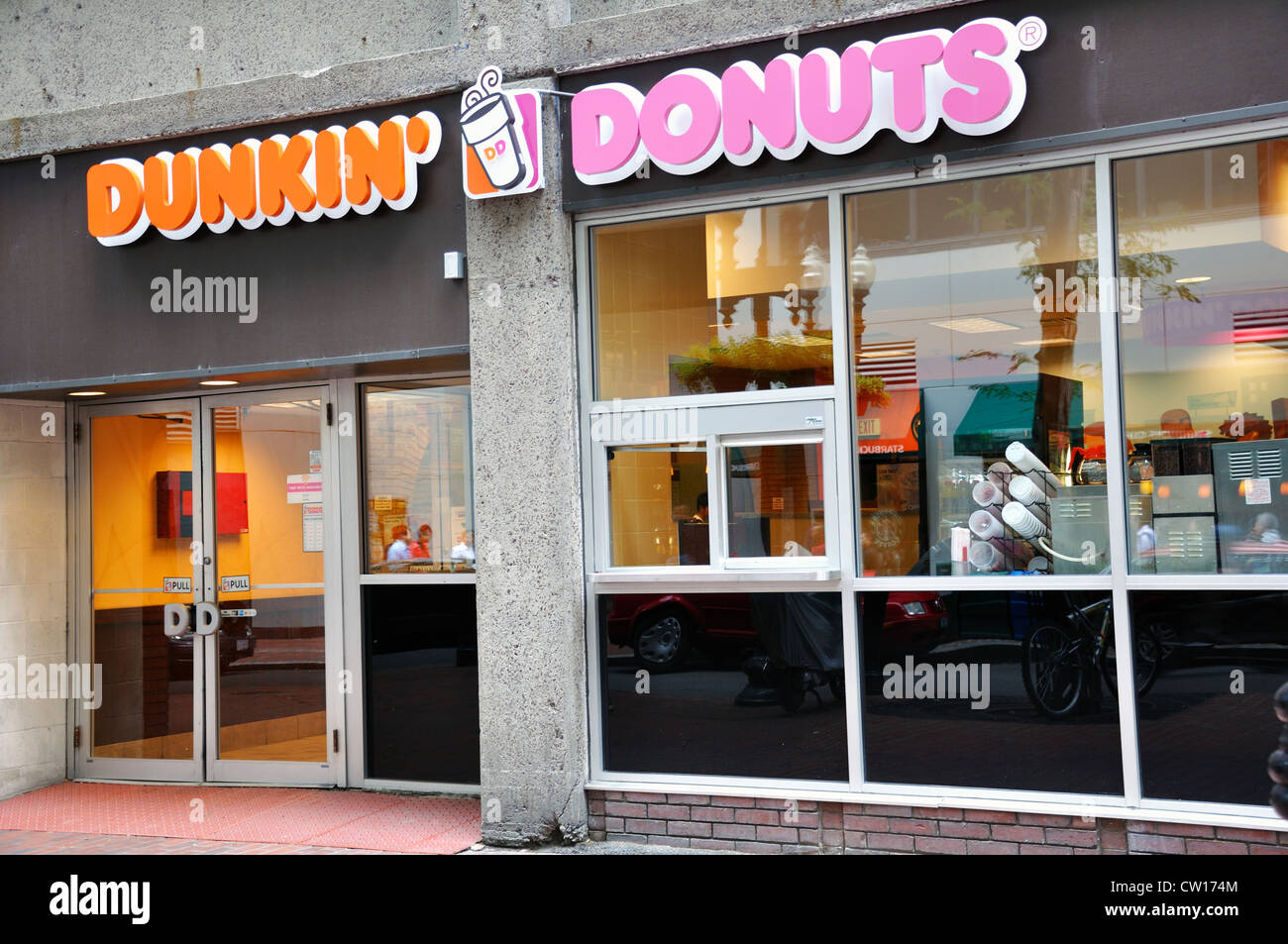 Dunkin Donuts, Boston, MA Stock Photo Alamy