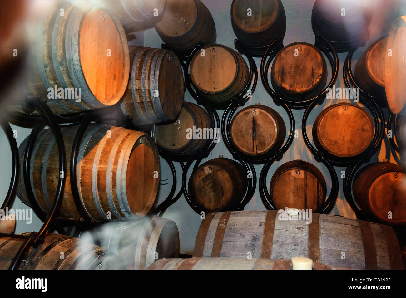 distillery La Mare Wine Estate, Isle of Jersey, Channel Islands Stock