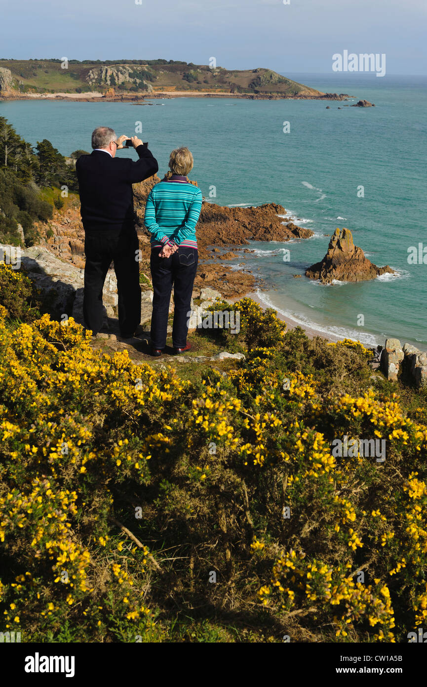 Woman jersey channel islands beach hi-res stock photography and images ...
