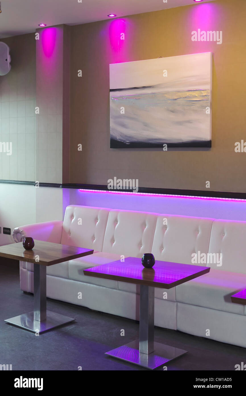 Mimosa Bar in Liberty Wharf Center in St.Helier, Isle of Jersey