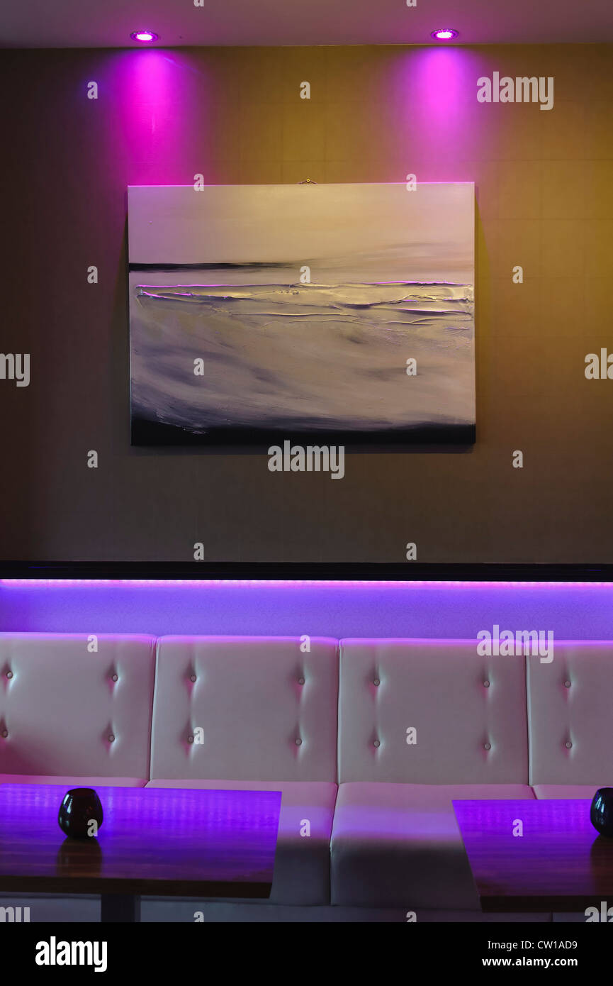 Mimosa Bar in Liberty Wharf Center in St.Helier, Isle of Jersey