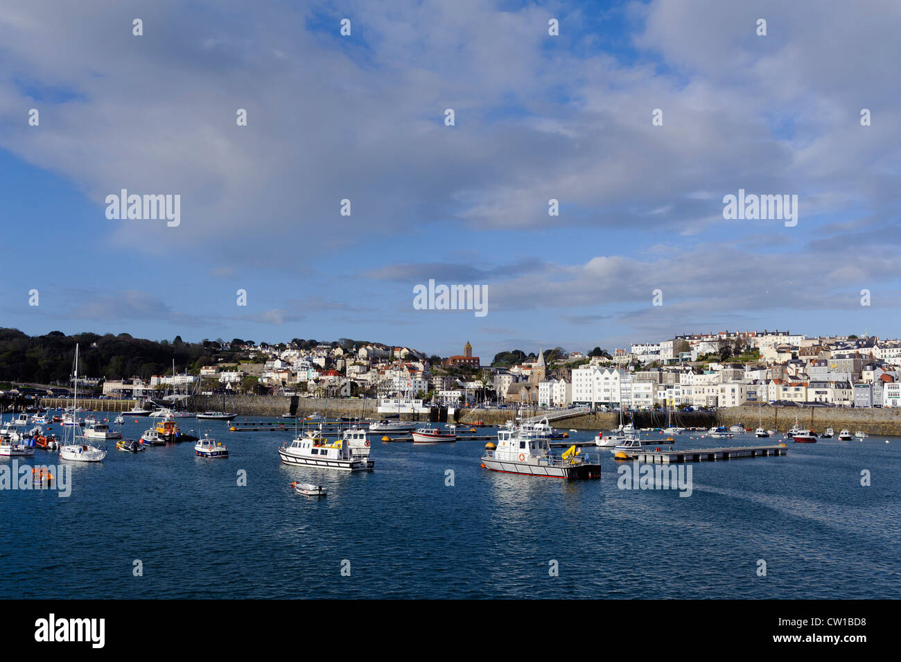 St. Peter Port, Isle of Guernsey, Channel Islands Stock Photo Alamy