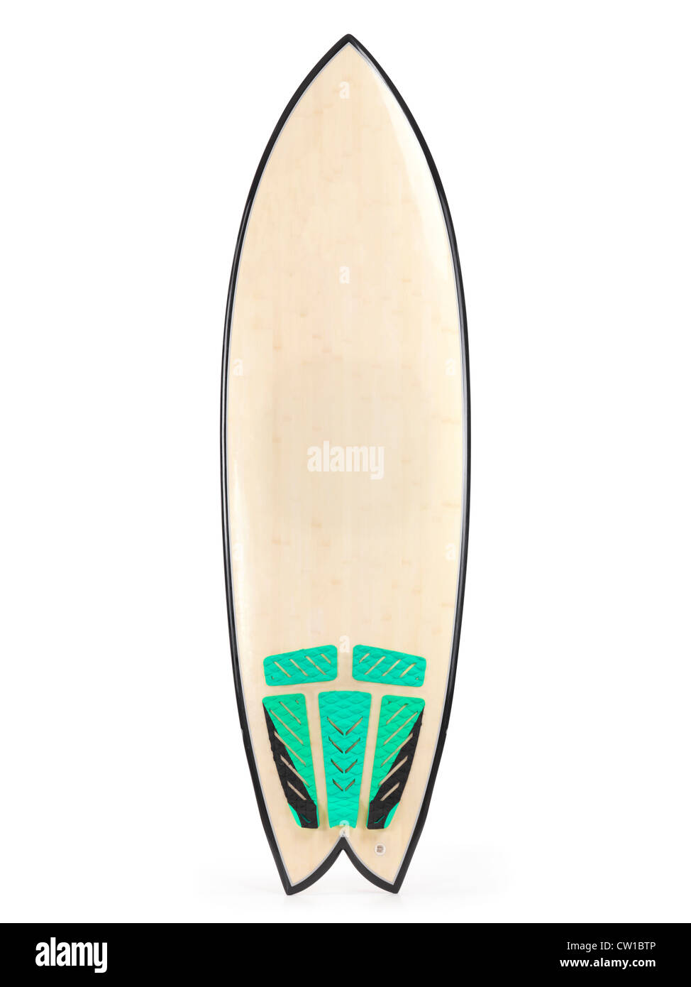 Surfboard isolated on white background with clipping path Stock Photo