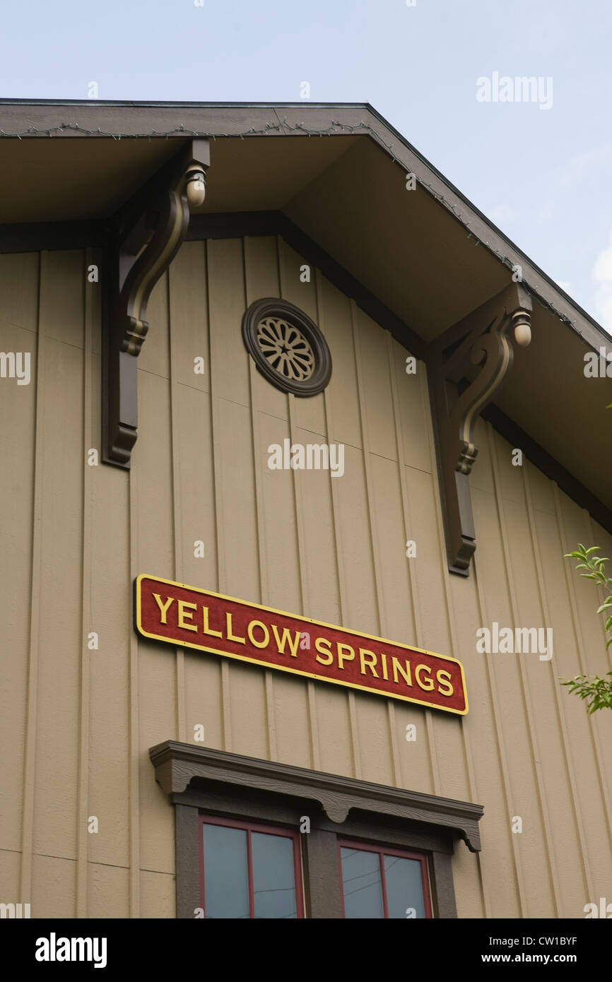 Yellow Springs Ohio Stock Photo Alamy