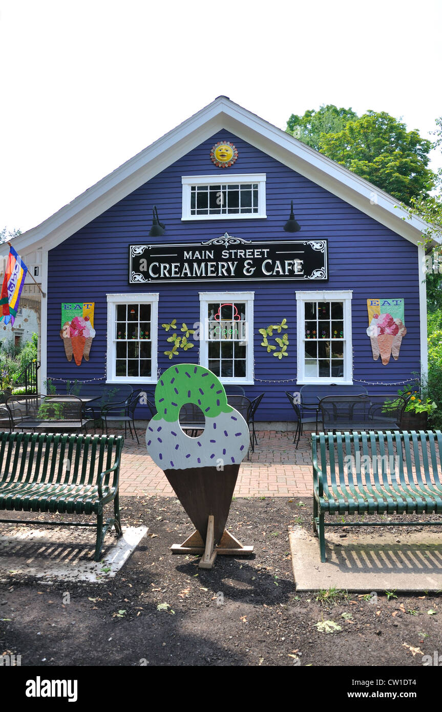 Ice cream parlor, Wethersfield, Connecticut, USA Stock Photo Alamy