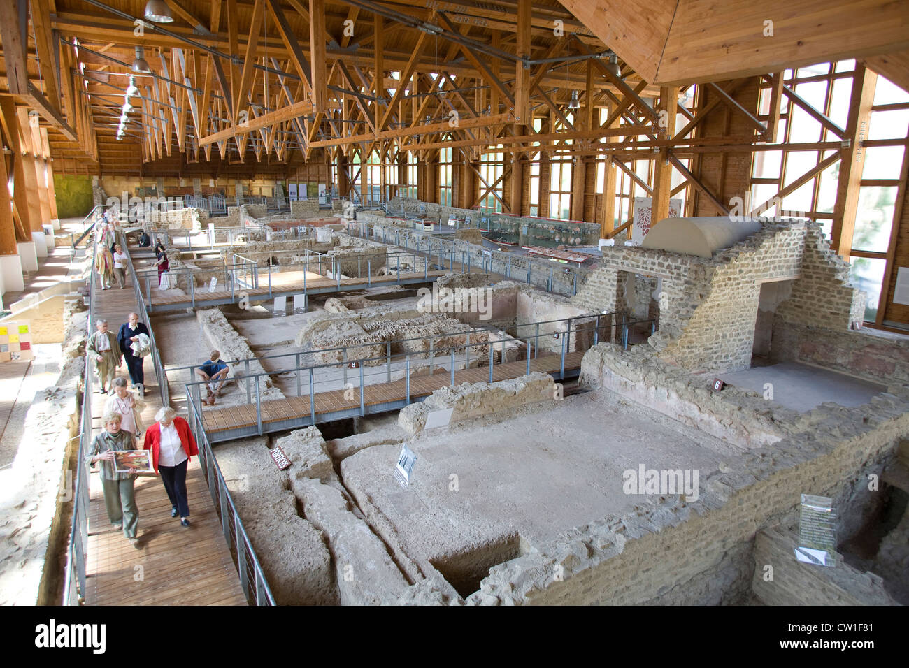 Bonn Rome Europe, Germany, Rhineland, area of Bonn, Ahrweiler, Roman villa Stock ...