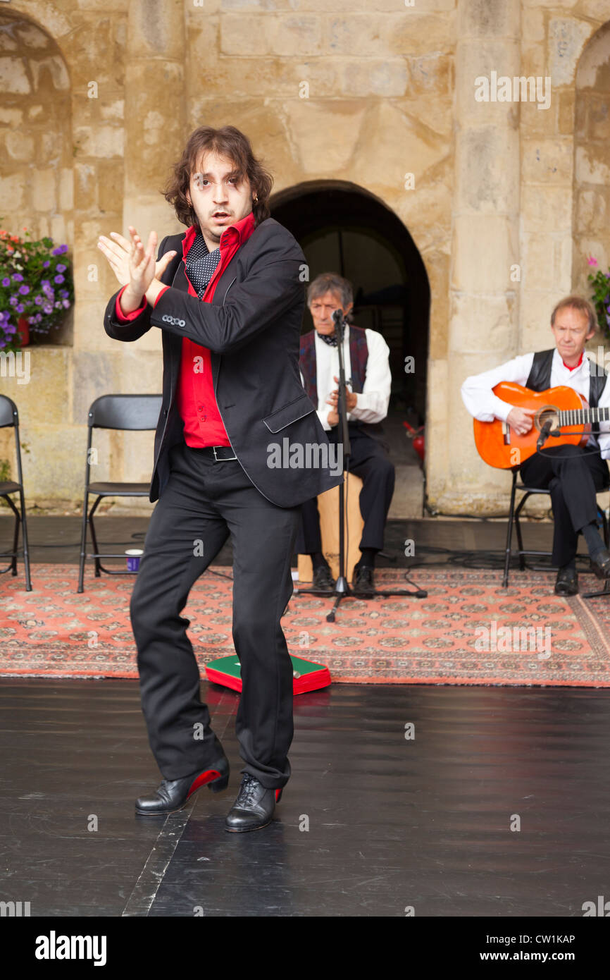 Flamenco dancer at the Waterperry Arts in Action 2012, Oxfordshire England 4 Stock Photo
