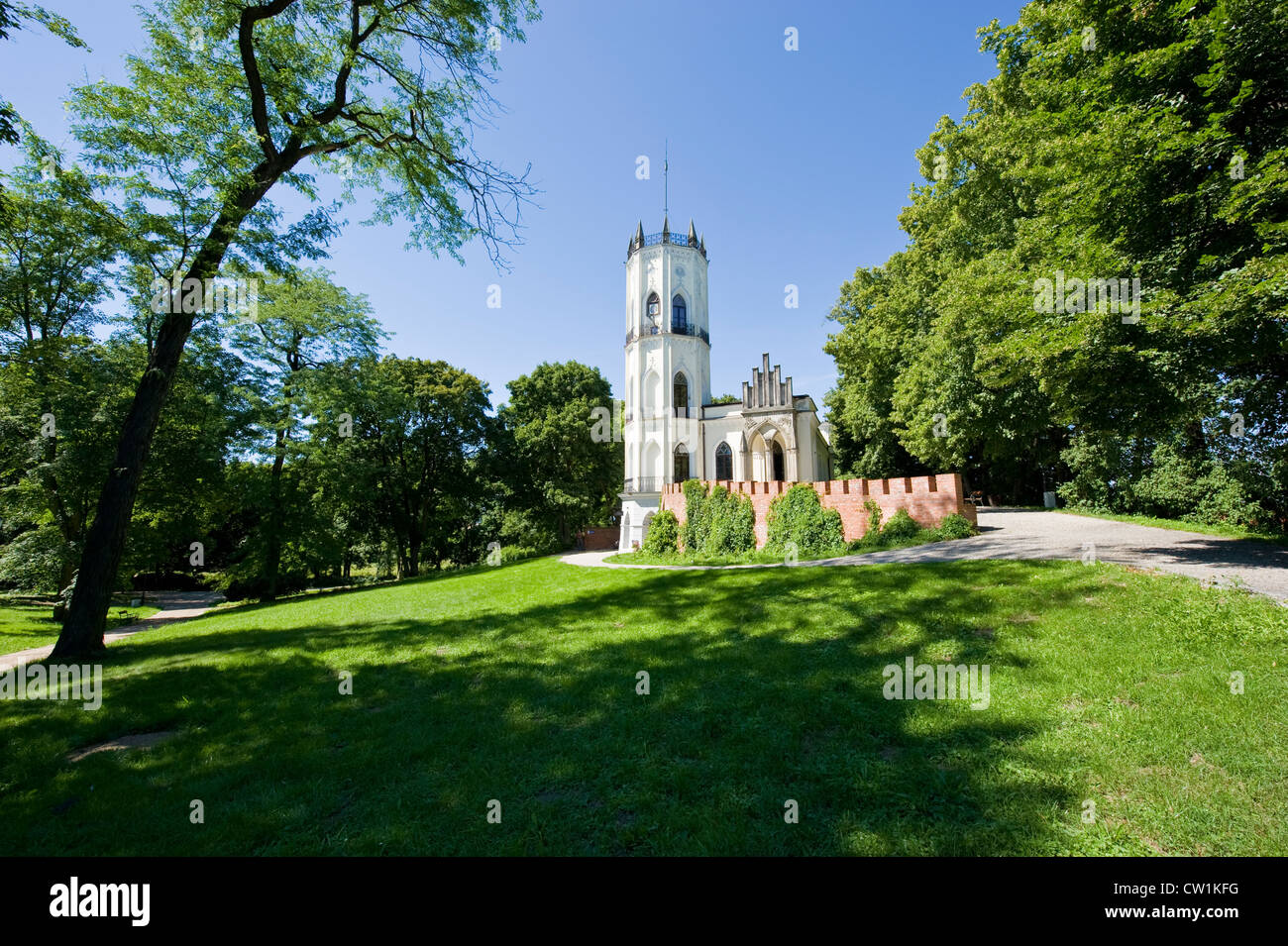 Palace and museum in Opinogora, Mazovia, Poland Stock Photo
