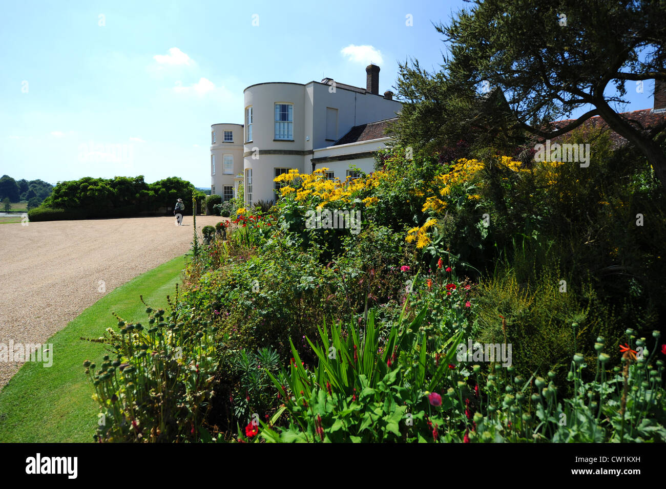 Newick Park Hotel Gardens and Estate near Lewes UK Stock Photo