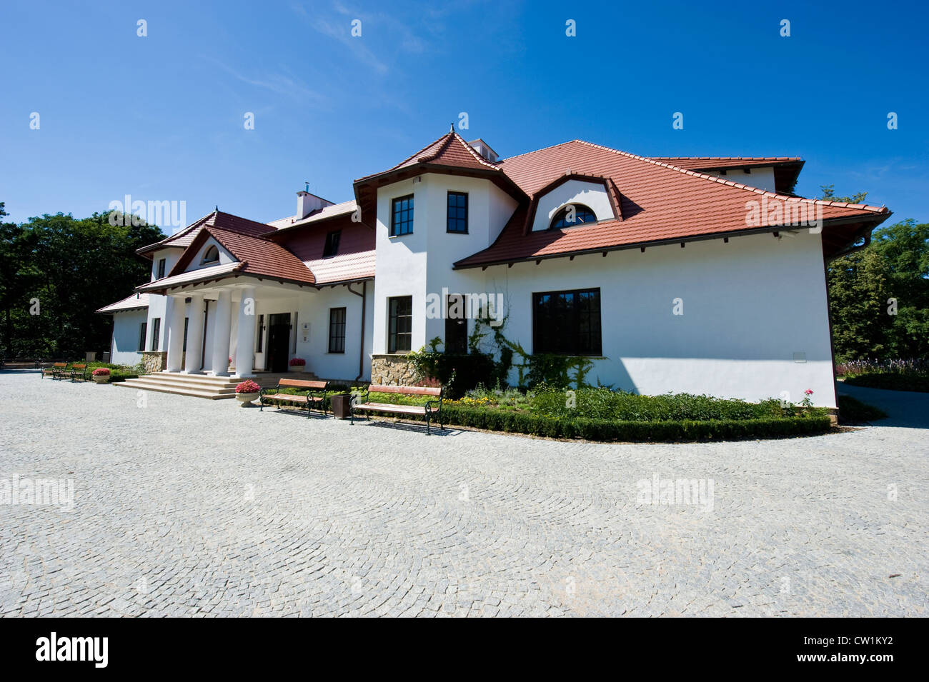 Palace and museum in Opinogora, Mazovia, Poland Stock Photo