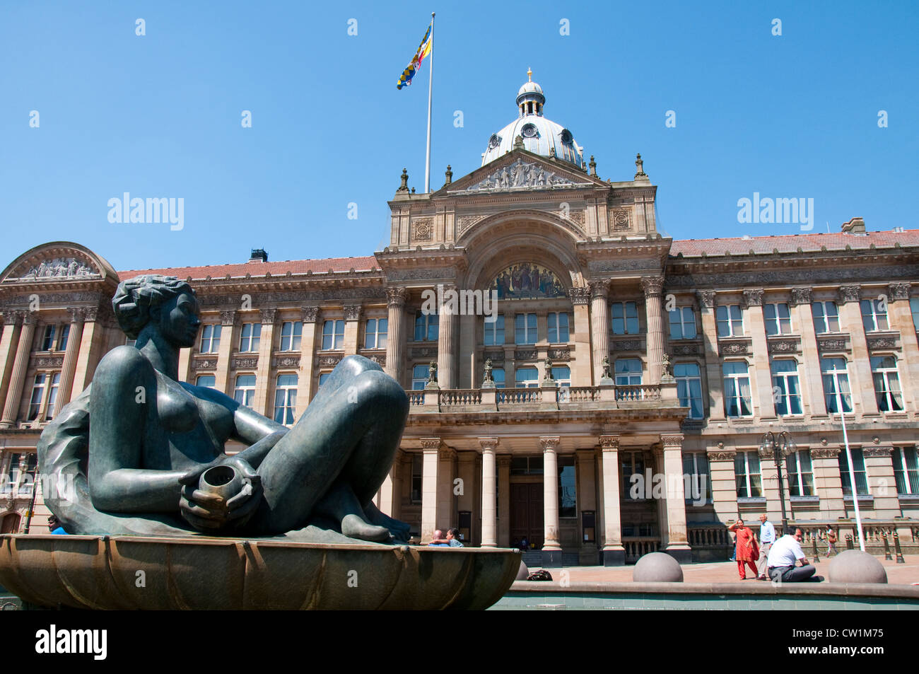 The Council House and Victoria Square in Birmingham City, West MIdlands UK Stock Photo