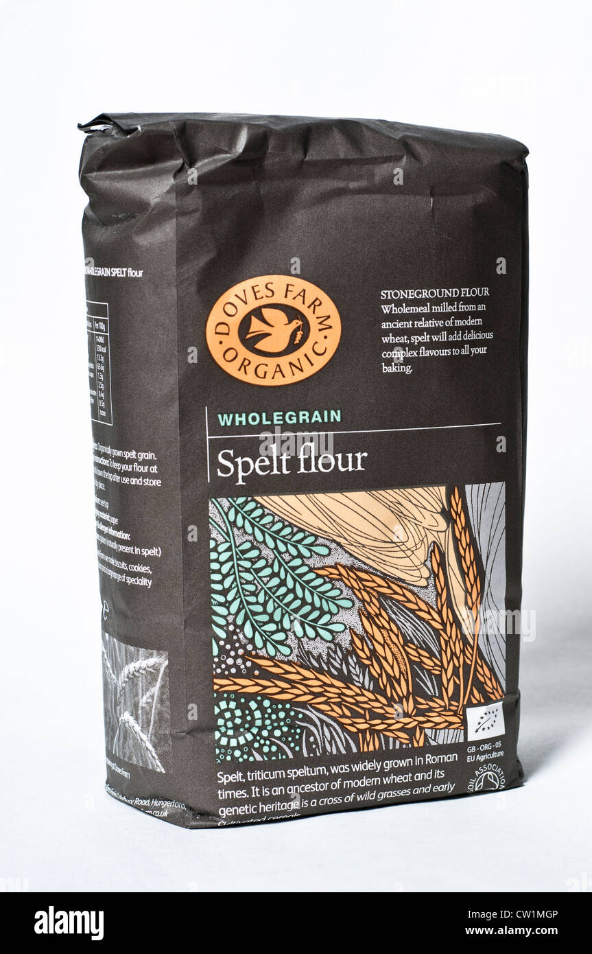 Spelt flour Stock Photo