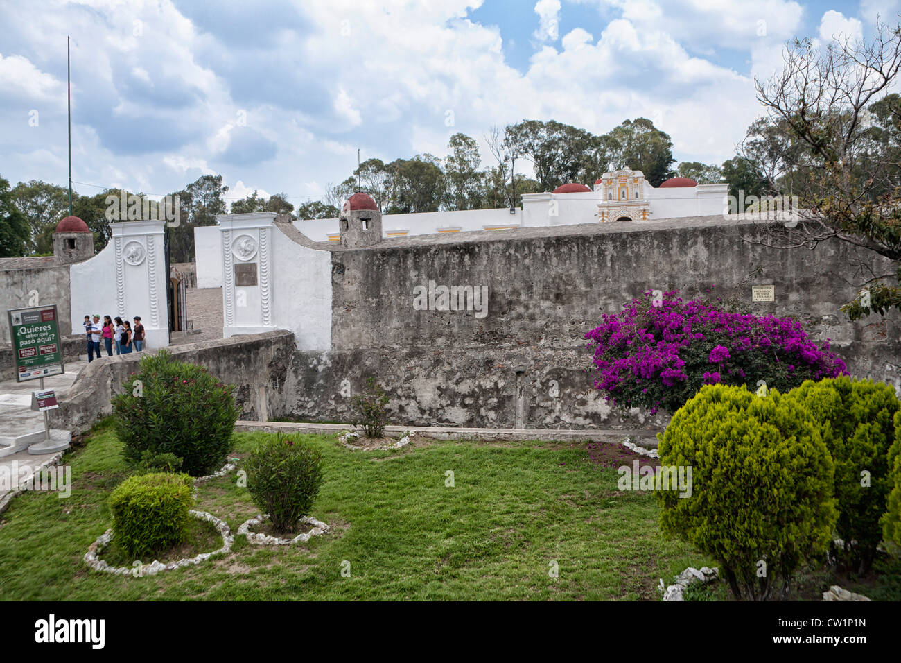 Fuerte de Loreto marks the location of the Battle of Cinco de Mayo Stock Photo