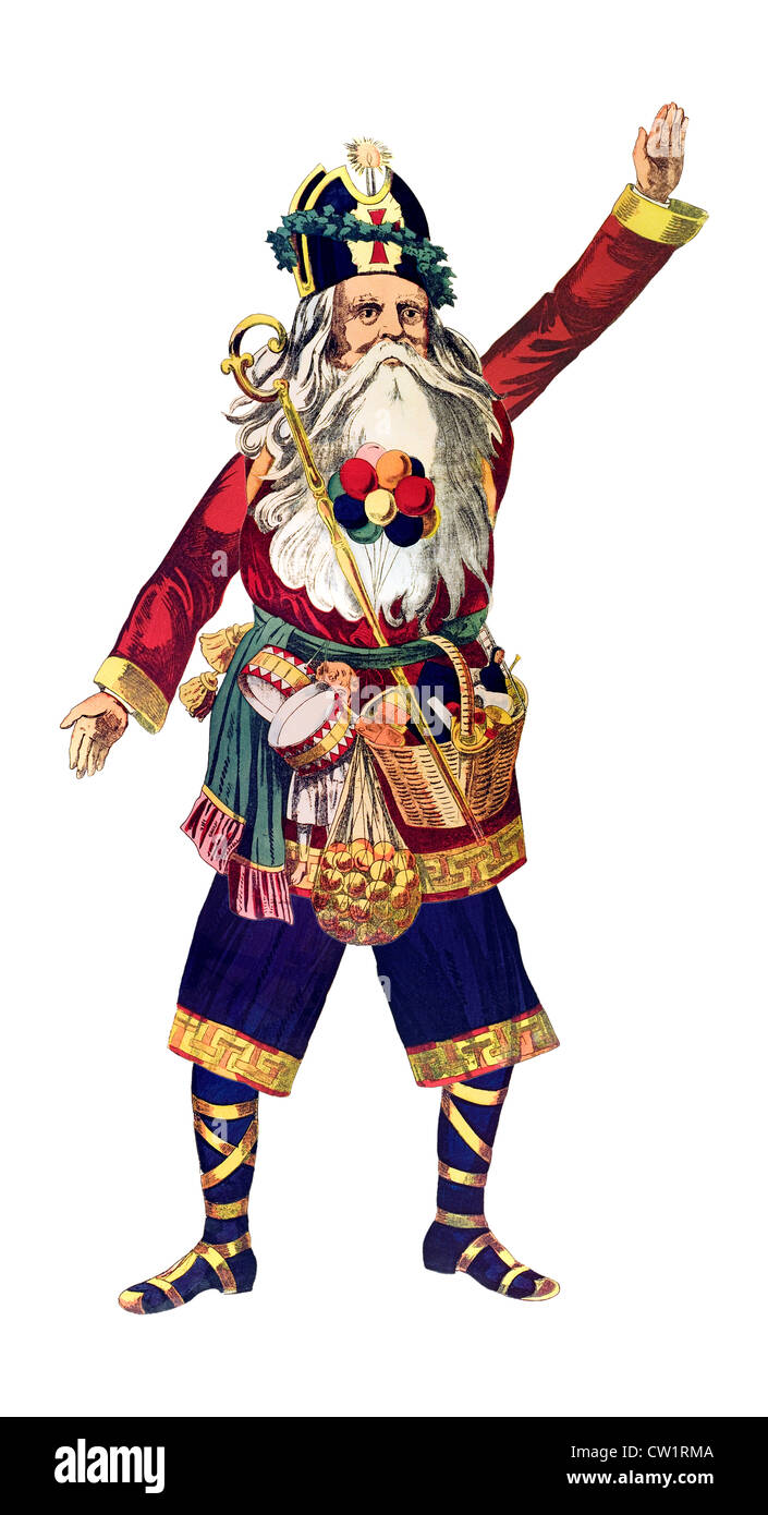 Santa Claus, Saint Nicholas Stock Photo