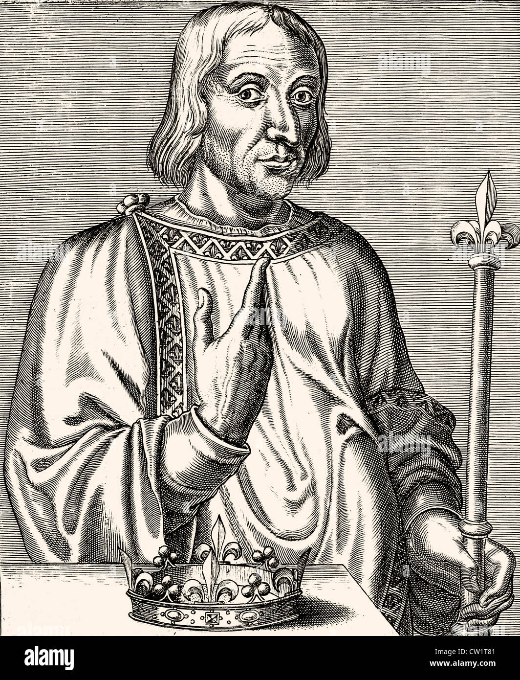 Louis IX. of France Stock Photo