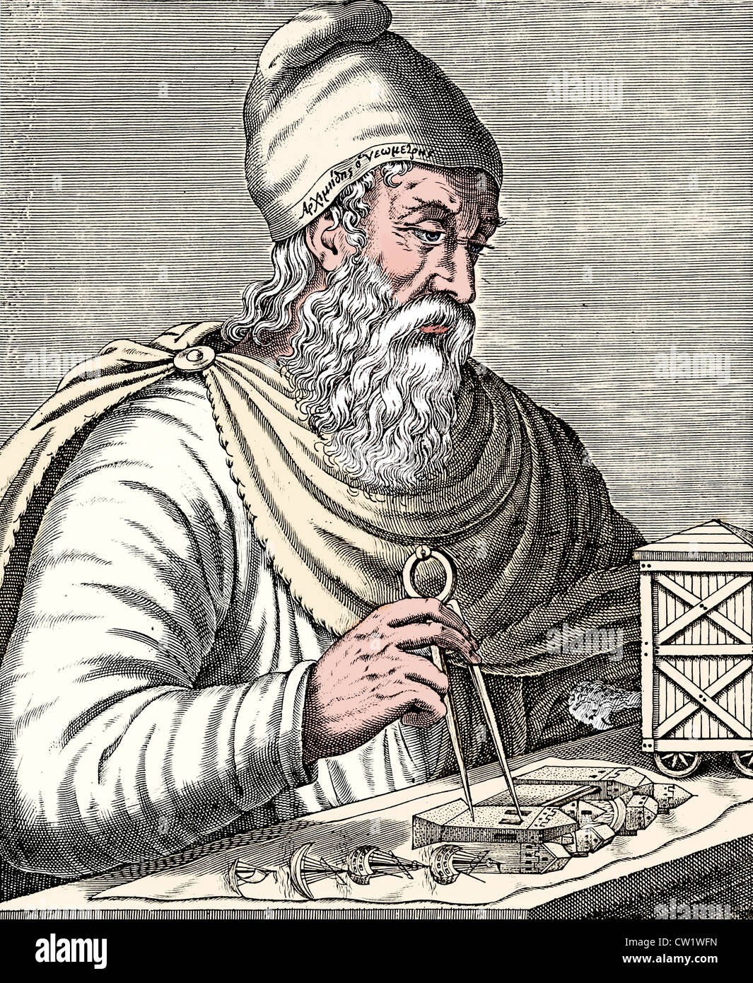 Archimedes of Syracuse Stock Photo