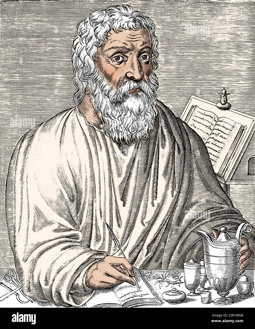 Hippocrates of Kos Stock Photo