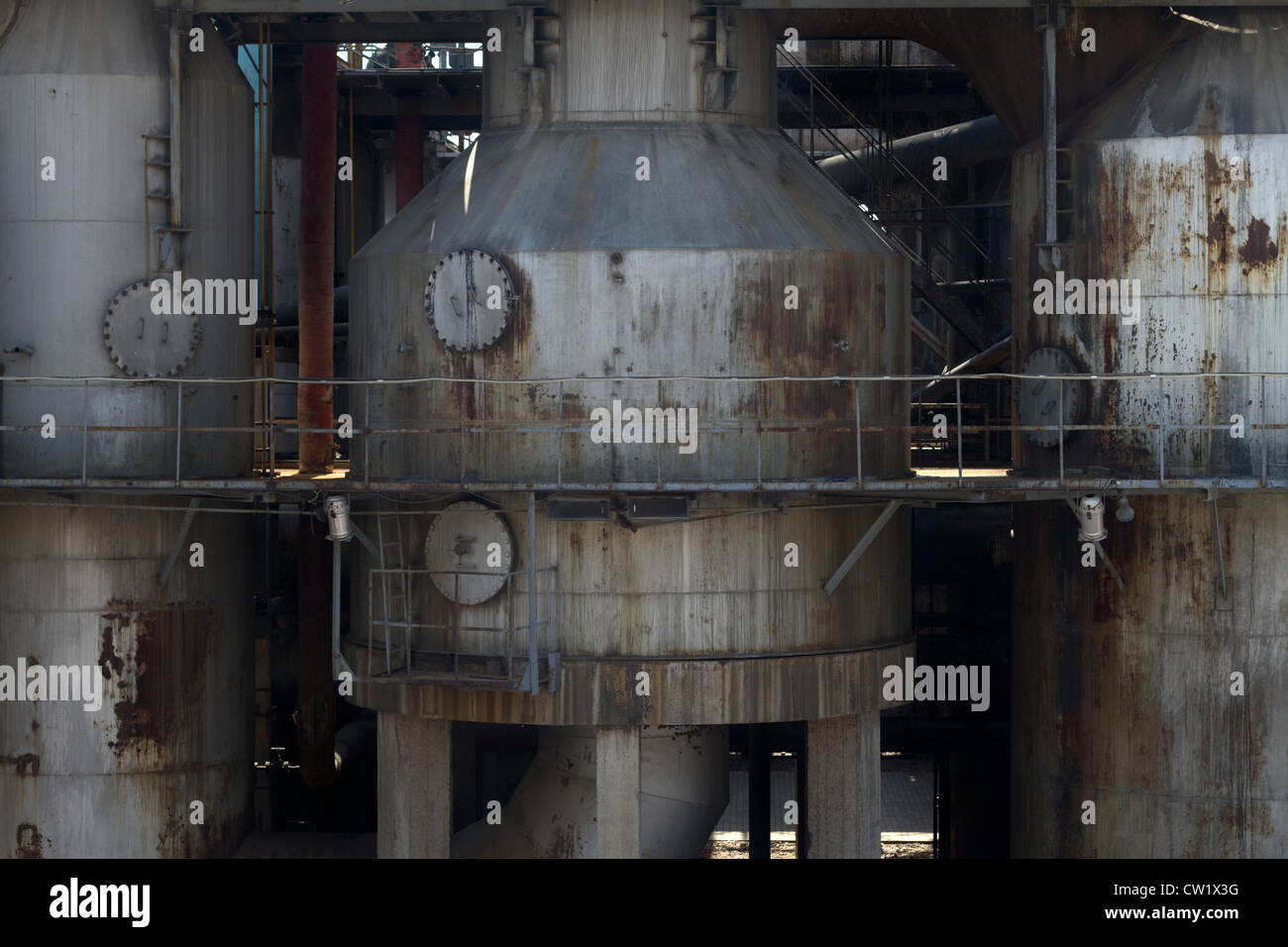 Industrial Holding Tanks Stock Photo Alamy