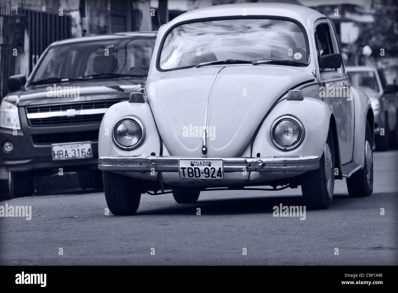 Beetle Was An Economy Car Produced By The German Auto Maker Volkswagen Stock Photo