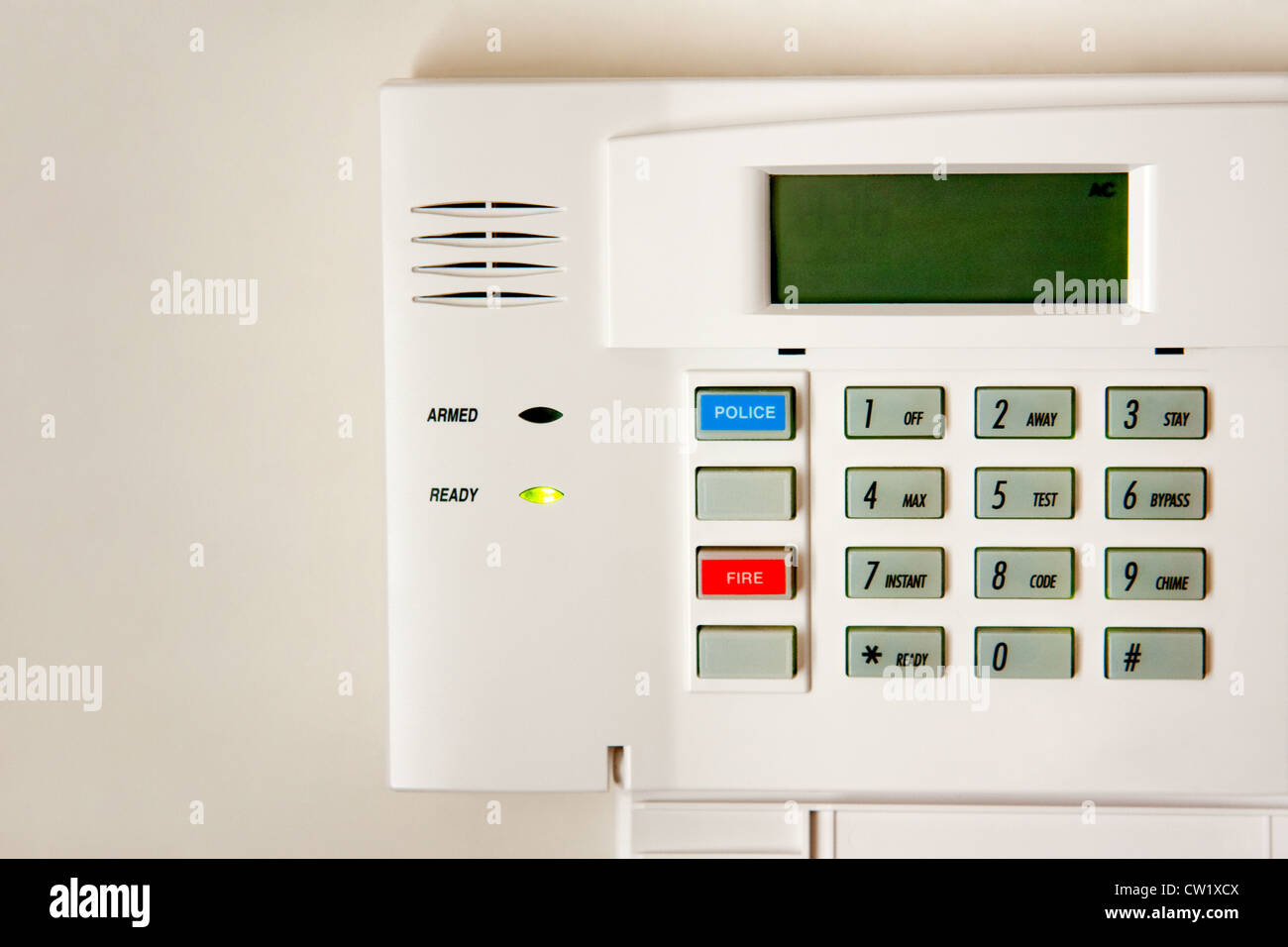 Alarm system unit Stock Photo