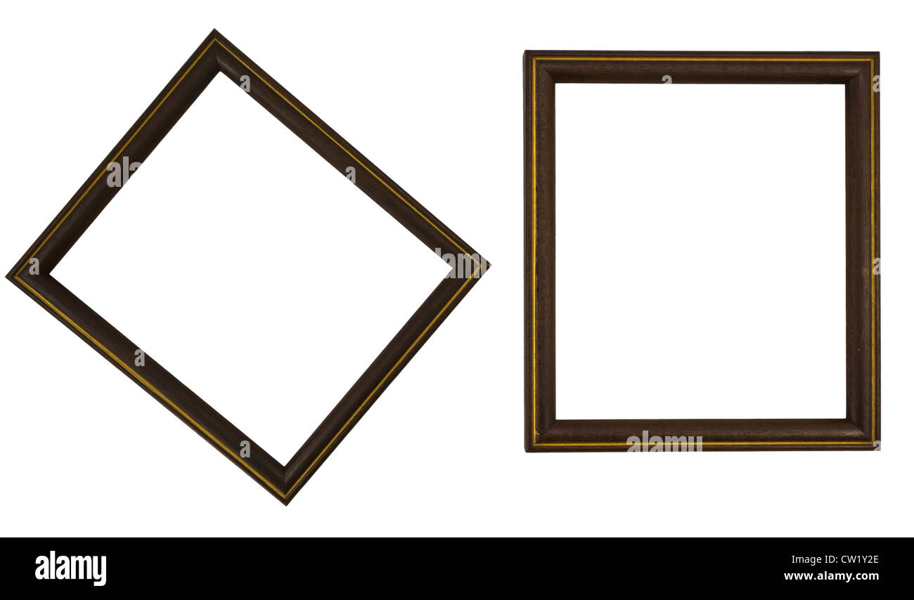 Isolated Photo of Wooden Frames Stock Photo Alamy