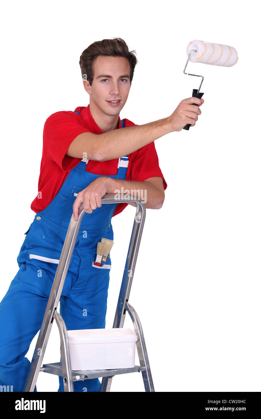 young house painter Stock Photo Alamy