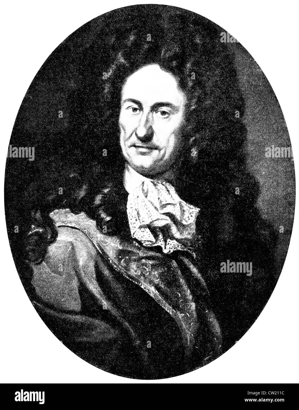 Gottfried Wilhelm Leibniz Stock Photo