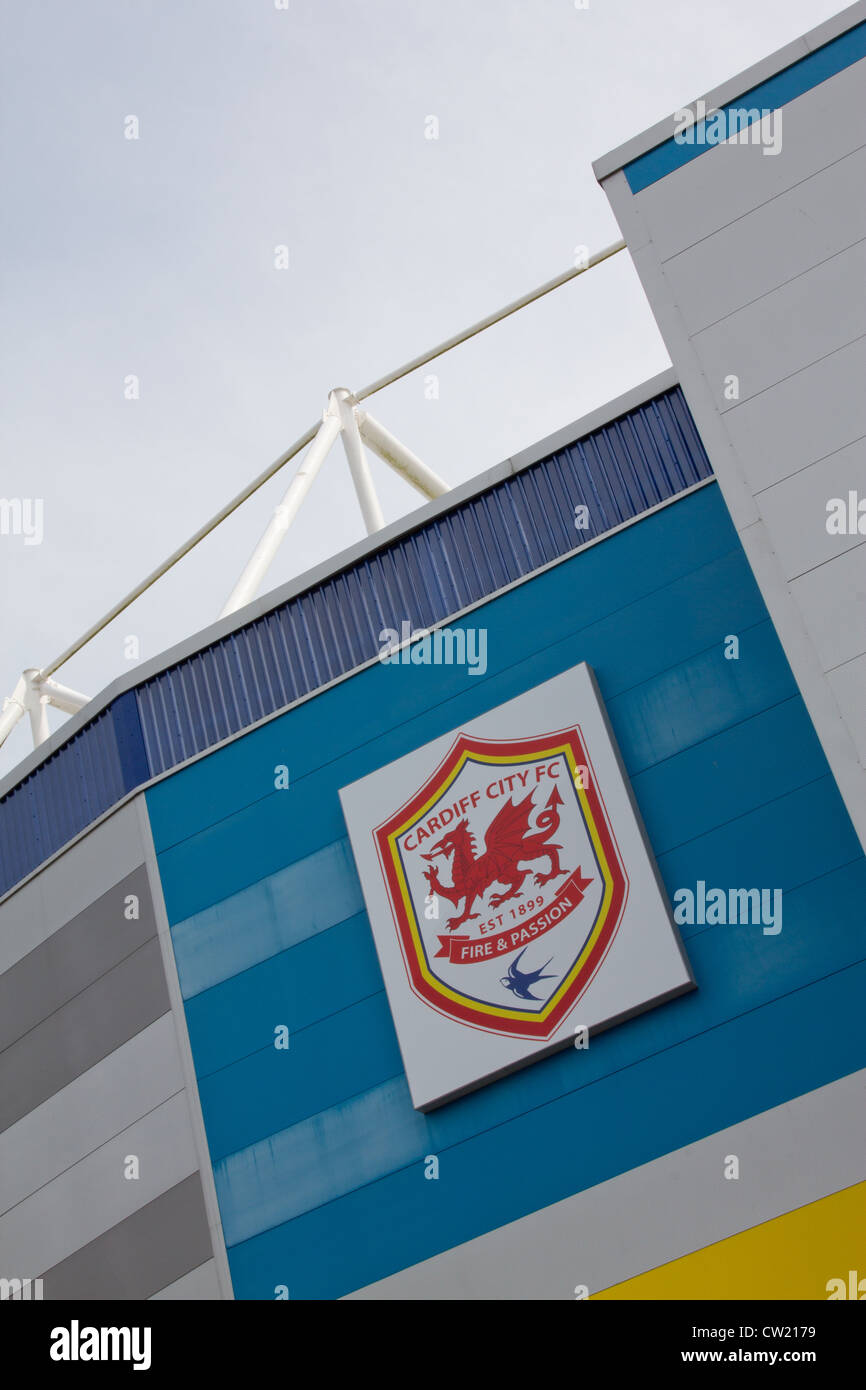 New Badge on the Cardiff City Stadium, 31/07/12 Cardiff Cit…