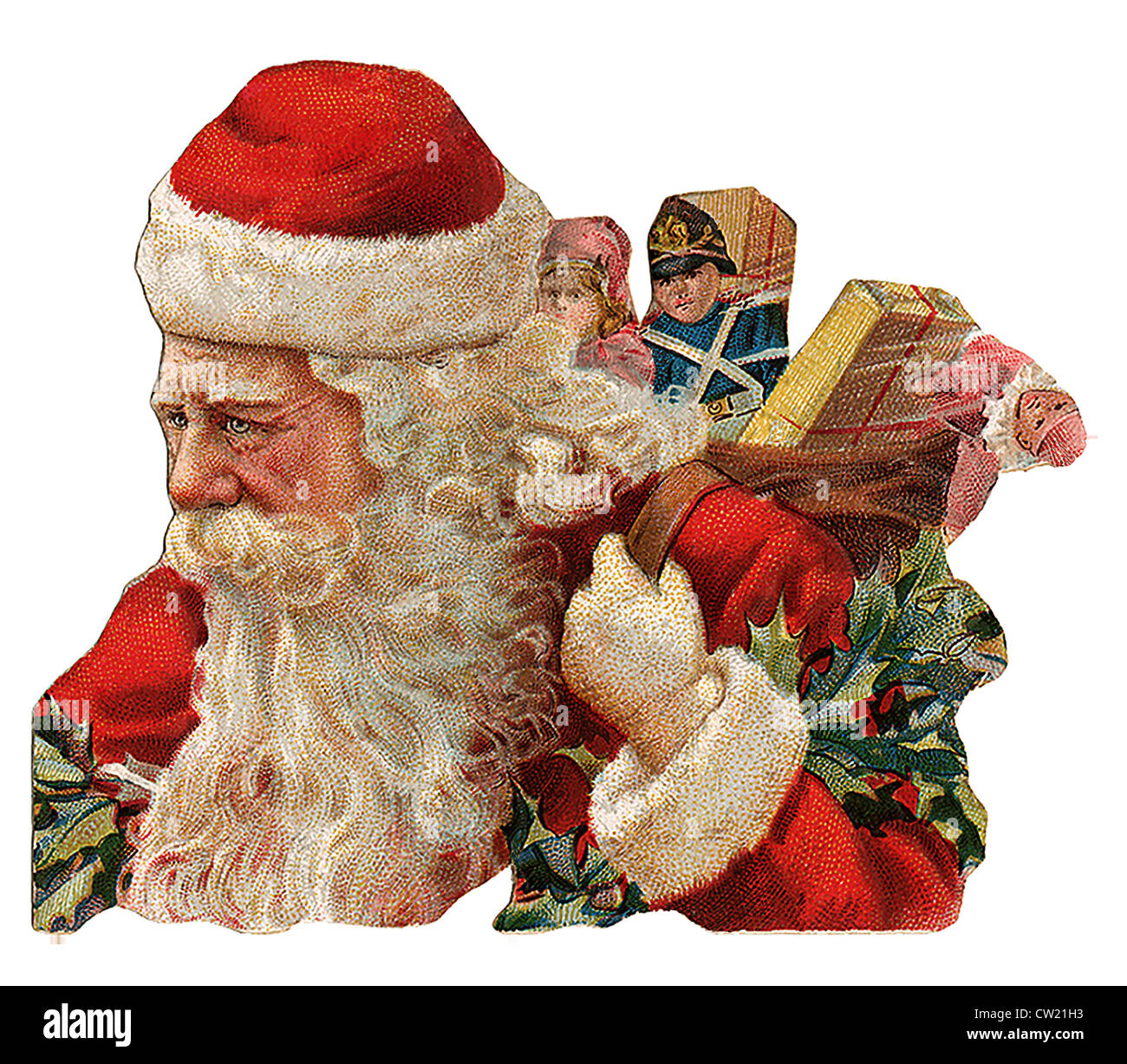 Santa Claus upper body Stock Photo