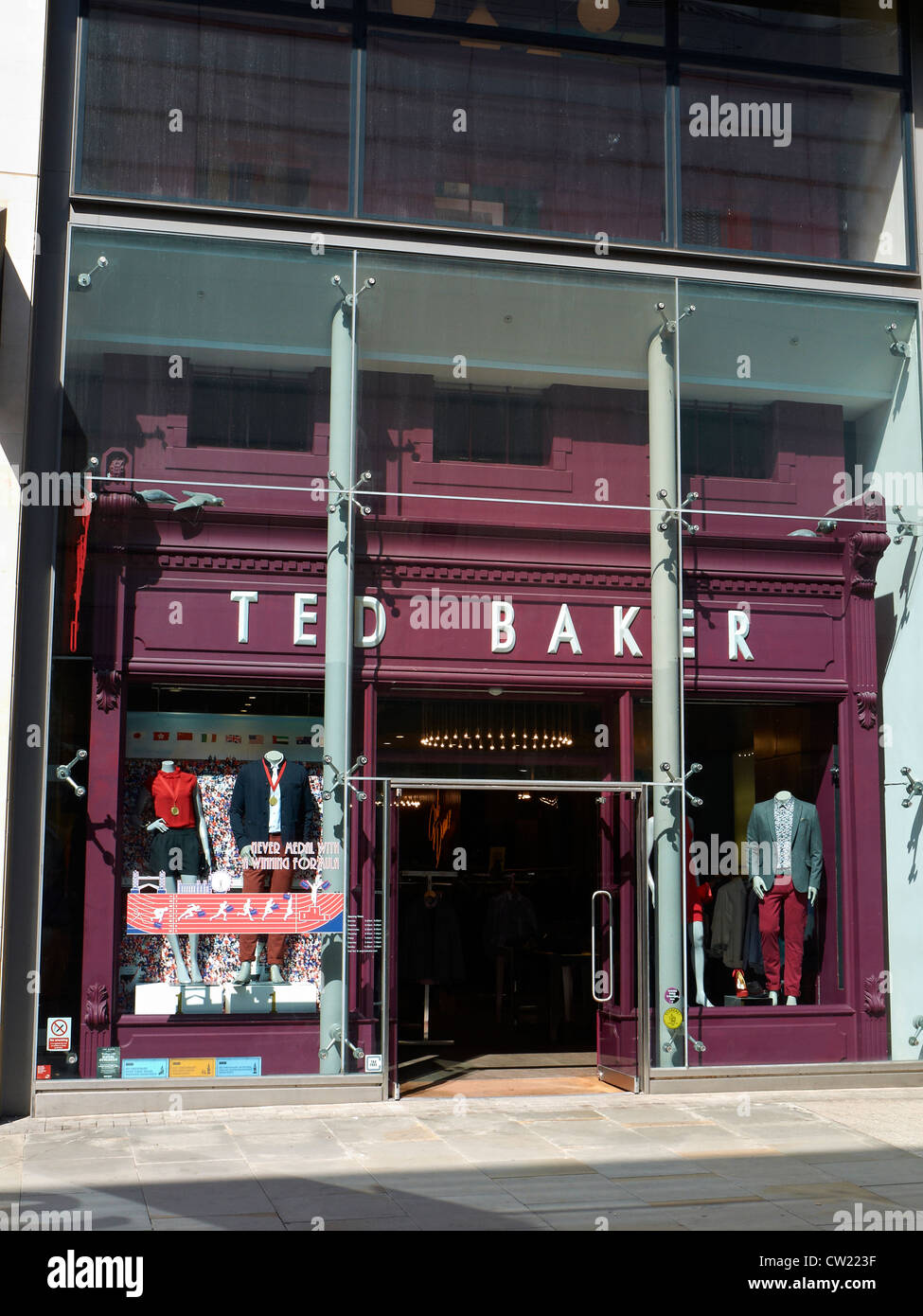Ted Baker store in New Cathedral Street in Manchester UK Stock Photo