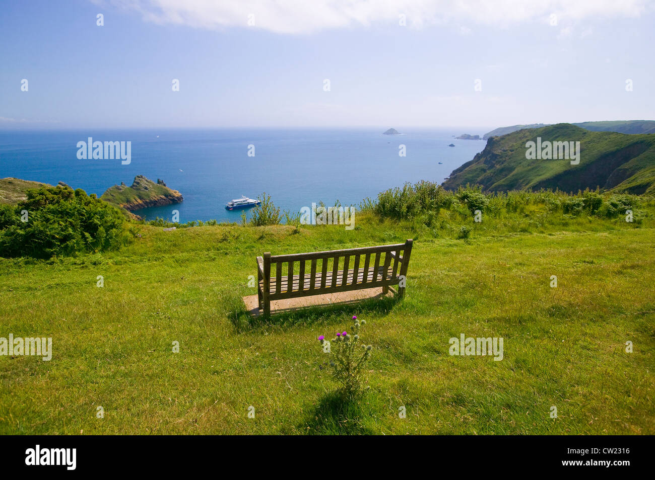 Isle of Sark, Channel Islands, atlantic ozean Stock Photo